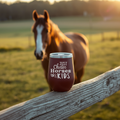 Just Chasin Horses & Kids - Insulated Stemless Wine Glass